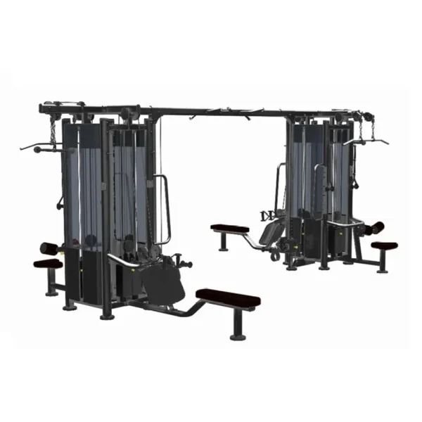 IT9527+IT9527+IT9527OPT 8 Stack Multi Station, Impulse เครื่องฝึกกล้ามเนื้อแบบสถานีรวม 8 สถานี