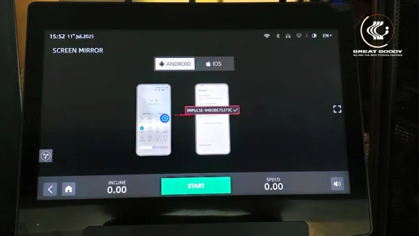 Upright Bike RU970 Touchscreen  จักรยานนั่งตรง หน้าจอสัมผัส(ทัชสกรีน) - Image 5